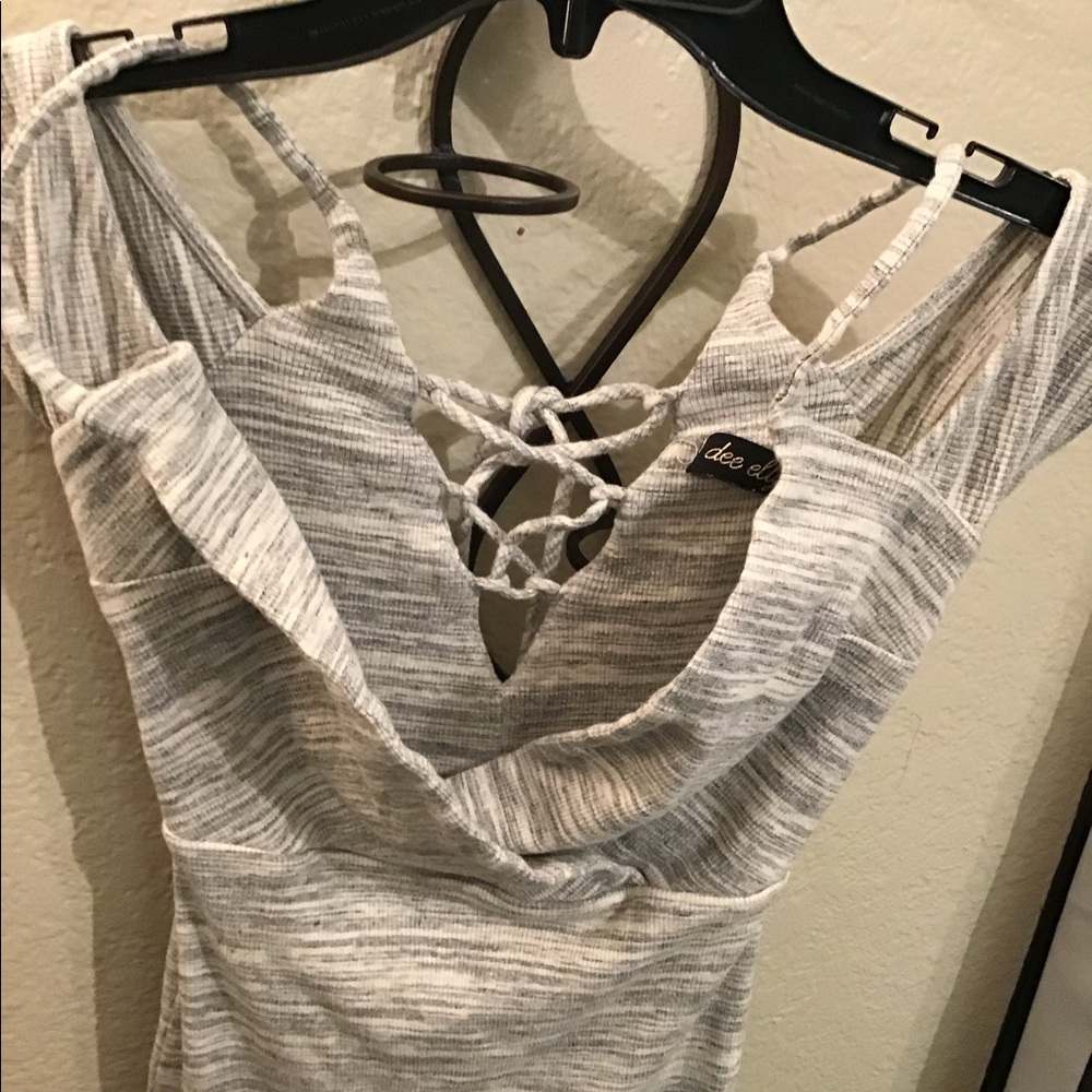 Dress small long gray size SMALL